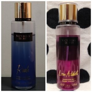 Victoria's Secret Love Addict & Rush 8.4 oz. Bundle of 2 *ORIGINAL* *RARE* *HTF*